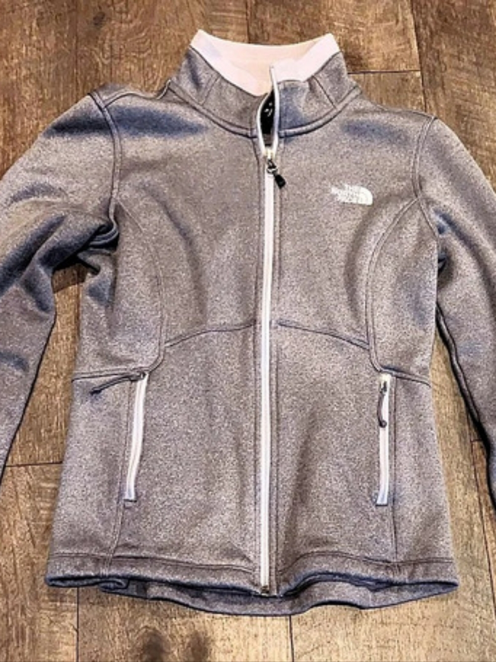 The North Face Women'Small Skyline Full-Zip Fleece Jacket Gray Small